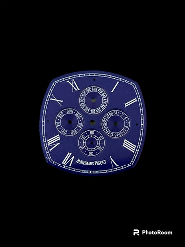 Cadran Audemars Piguet Perpetual blue