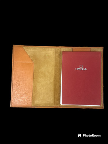 Cahier de note Cuir Omega