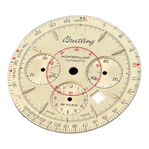 Cadran Breitling MontBrillant chronographe