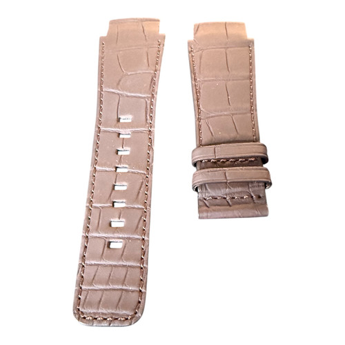 Clerc Armband aus braunem Alligatorleder für Modell Hydroscaph