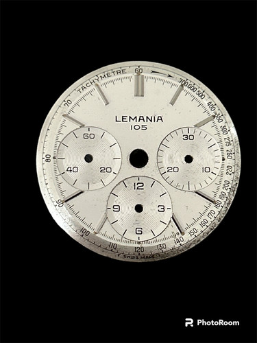 Lemania 105 Chronograph Zifferblatt