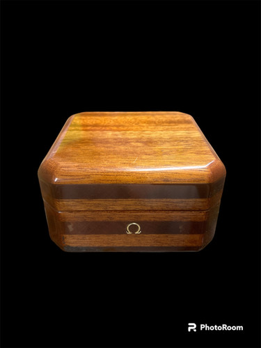 Omega vintage wood box