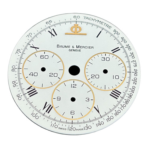 Baume & Mercier chronograph dial 28.5mm