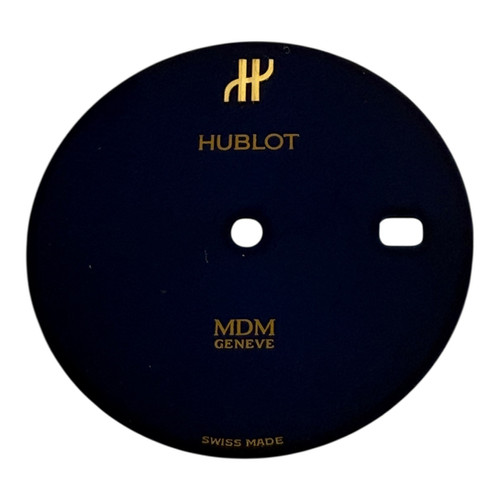 Hublot MDM Blue Dial 26mm Yellow Gold