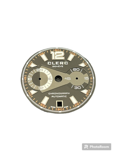 Clerc hydroscaph chronograph dial