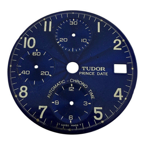 Tudor Prince Date Chrono Time blue dial ref. 79280