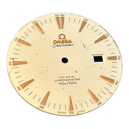 Omega Seamaster co axial chronometer dial