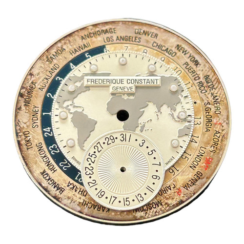 Frédérique Constant Worldtimer Dial