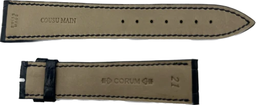 Cinturino Corum cucito a mano 22mm